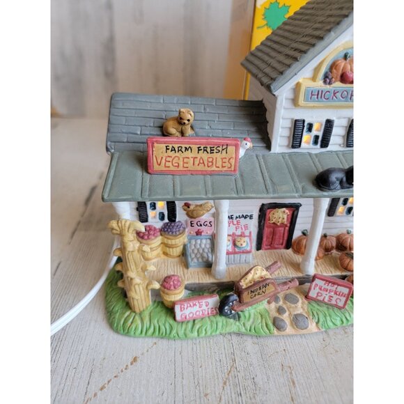 Vintage Autumn accents hickory Hill village accessory ceramic - Picture 2 of 11